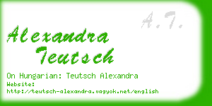 alexandra teutsch business card